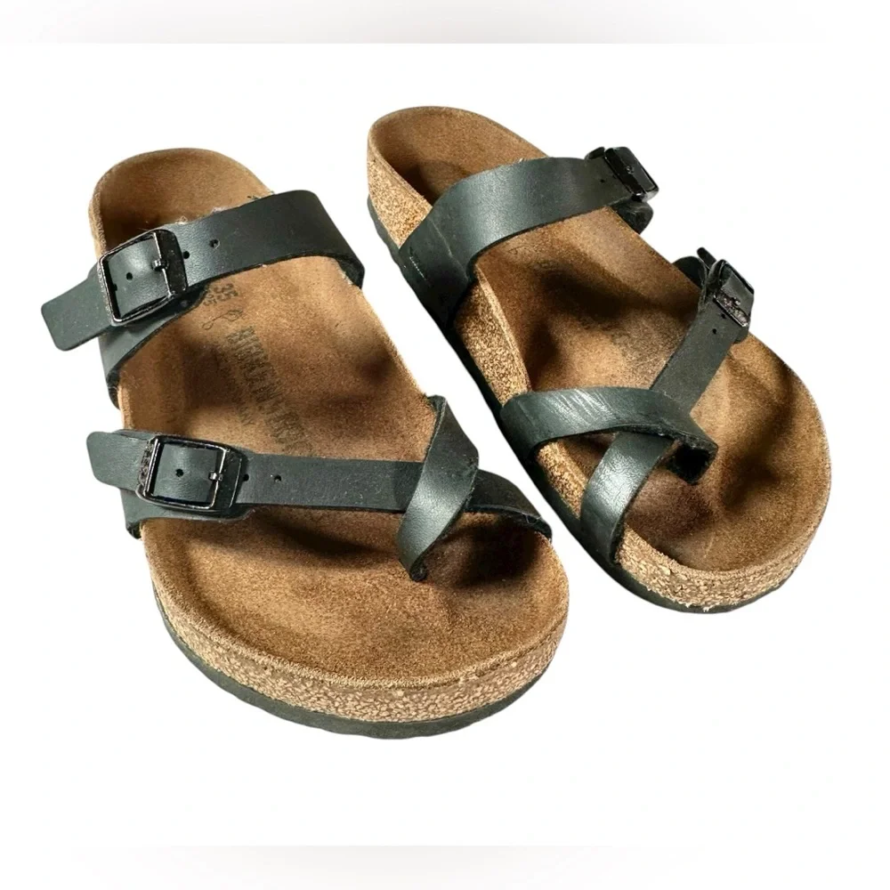 Birkenstock Women’s Mayari Birko Flor Sandals in Black US 5 - Picture 3 of 14